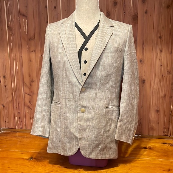 Vintage Tweed 2 Button Wool Blazer 36R - Picture 1 of 8